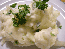 Colcannon - potatismos med kål
