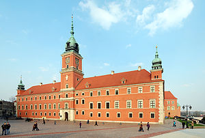 Slottet i Warszawa. Bild från Wikipedia