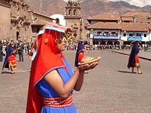 Inti Raymi-firare i Cuzco Foto från Wikipedia