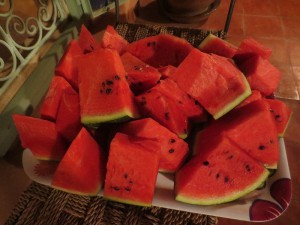 Vattenmelon från Marocko. Foto från Wikimedia Commons