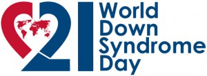 Loggan för Internationella downs syndromdagen