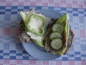 Två "open faced sandwiches" Foto: Lena Ahlström